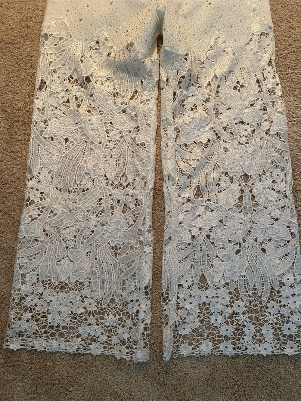 Bayeas Rhinestone And Lace Jeans II - Picture 3 of 8